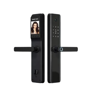 Camera Door Lock Black
